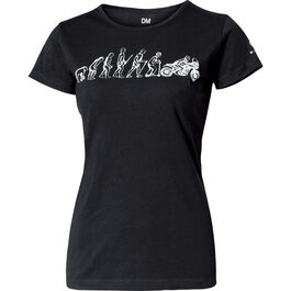 Evolution T-Shirt Damen schwarz