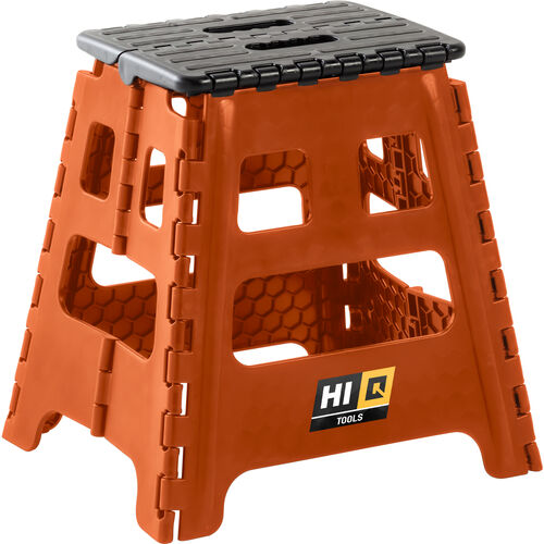 Divers pour l’atelier Hi-Q Tools MX tabouret pliable jusqu'à 150 kg orange/noir
