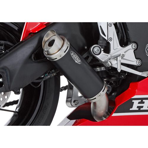Motorrad Auspuffanlagen & Endschalldämpfer Shark exhaust Factory Auspuff schwarz für Honda CBR 1000 RR 2017-