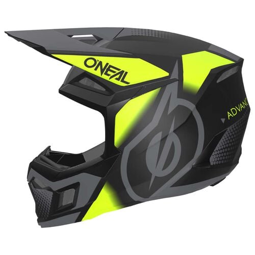 Motocross Helmets O'Neal MX 3Series V.24 Yellow