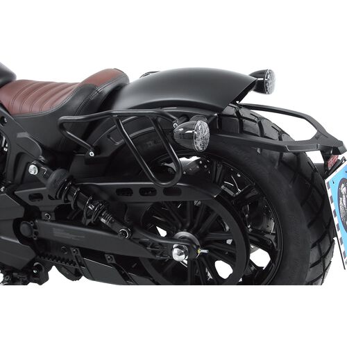 Supports latéraux & supports de sacoches Hepco & Becker support sacoche Rugged noir pour Indian Scout Bobber