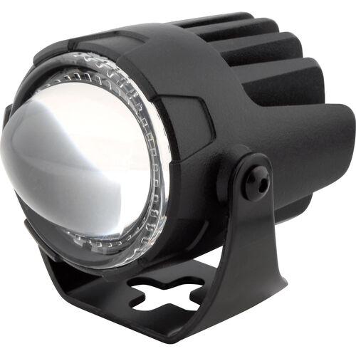 Motorrad Scheinwerfer & Lampenhalter Highsider LED Abblendscheinwerfer FT13-Low Ø55mm schwarz Weiß