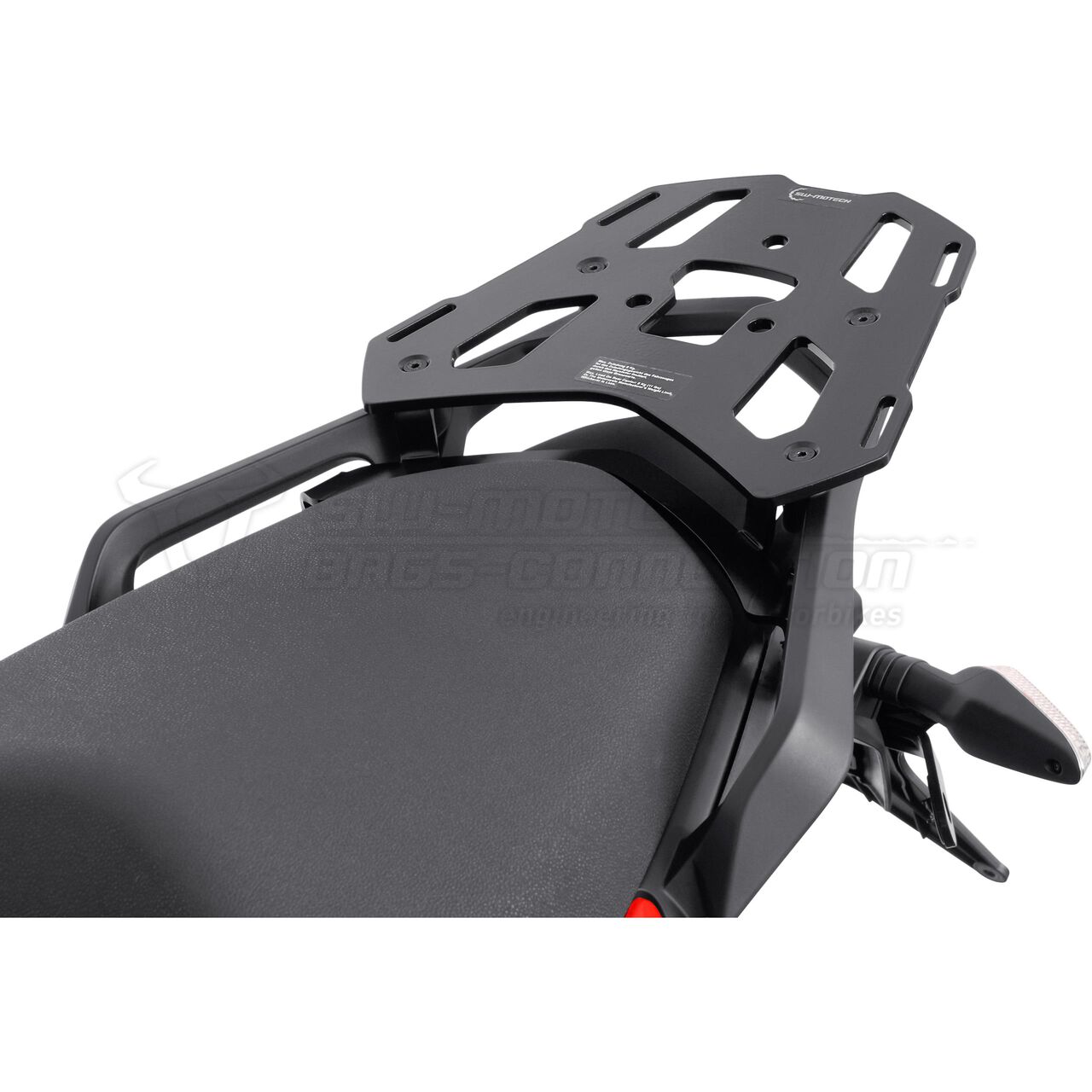 QUICK-LOCK Alu-Rack black for Ducati Hyperstrada/Multistrada