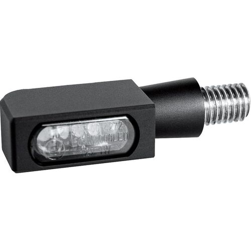Clignotant HeinzBikes LED indicateur alu Block Line Micro M8  noir Rouge