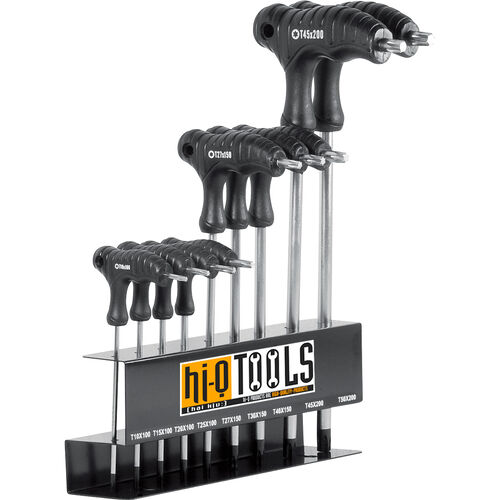 Screwdrivers & Bits Hi-Q Tools T-handle T-Profile hexagonal wrench set 9-piece Neutral