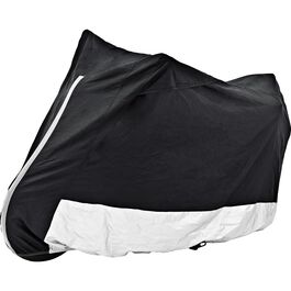 outdoor cover with window black/silver size XL