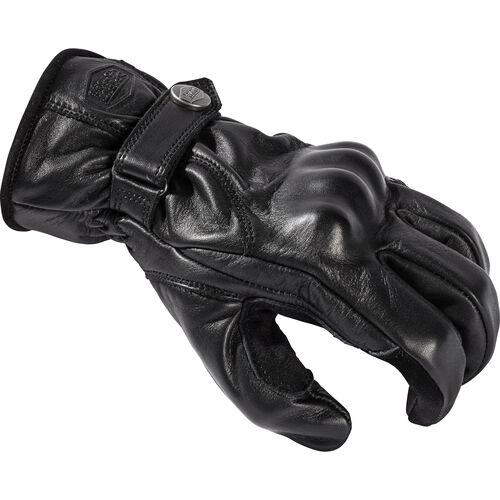 Motorcycle Gloves Chopper & Cruiser Spirit Motors Worker Damen Leather glove 1.0 short Black