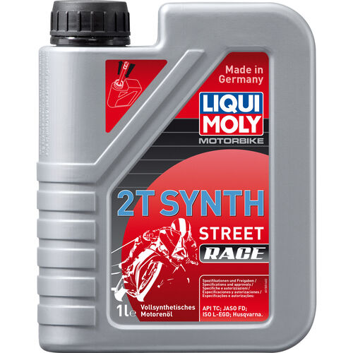 Motorcycle 2-Stroke-Oil Liqui Moly Motorbike 2T Street Race Vollsynthetisch 1 liter Neutral