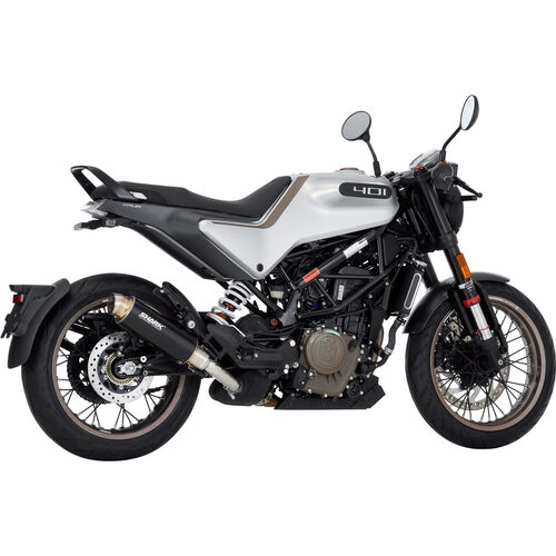 Motorcycle Exhausts & Rear Silencer Shark exhaust SRC4 exhaust black for 401 Svart-/Vitpilen 2018-2019 Neutral