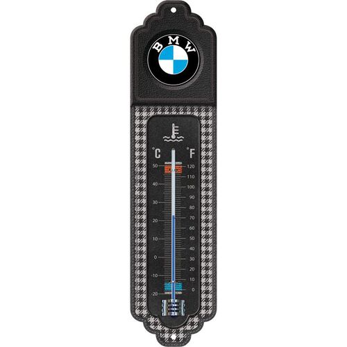 Gift Ideas Nostalgic-Art Thermometer "BMW - Classic Pepita" Neutral