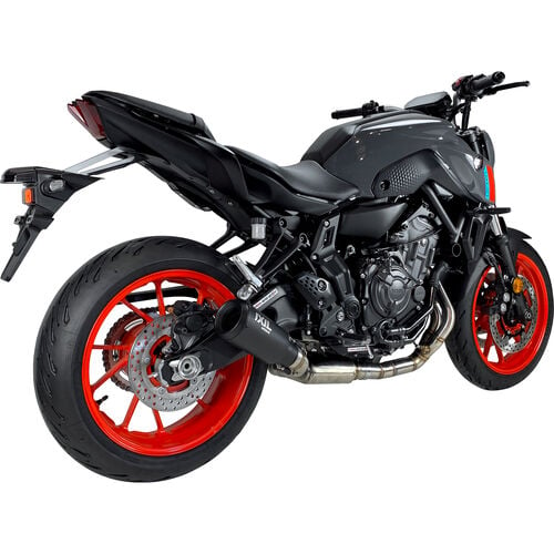 Motorrad Auspuffanlagen & Endschalldämpfer IXIL RB Auspuff schwarz 2-1 für Yamaha MT-07 2021- Getönt