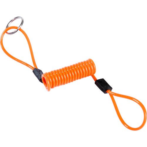 Diebstahlschutz sonstiges, Zubehör & Ersatzteile Hi-Q Bike Security Erinnerungskabel 120cm orange Neutral