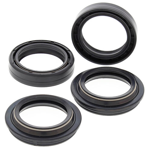 All-Balls Racing Fork oil seals with dust caps 56-123 37x50x11 mm Black