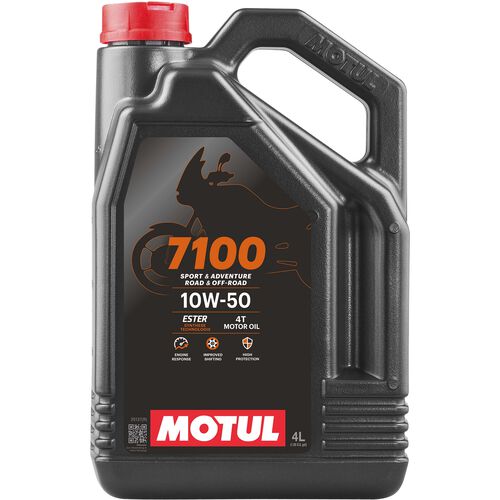 Huile moteur pour moto Motul Motor oil fully synthetic 7100 4T 10W50 Neutre