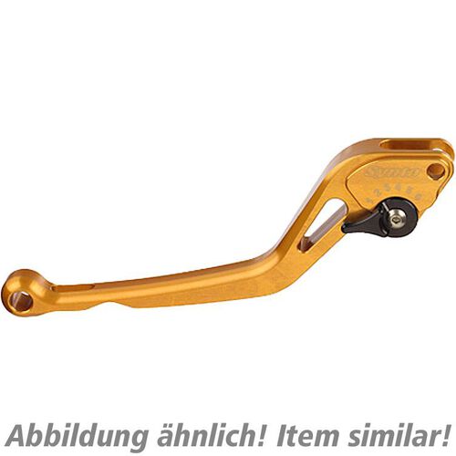 Motorrad Kupplungshebel ABM Kupplungshebel einstellbar Synto KH27 lang gold/schwarz