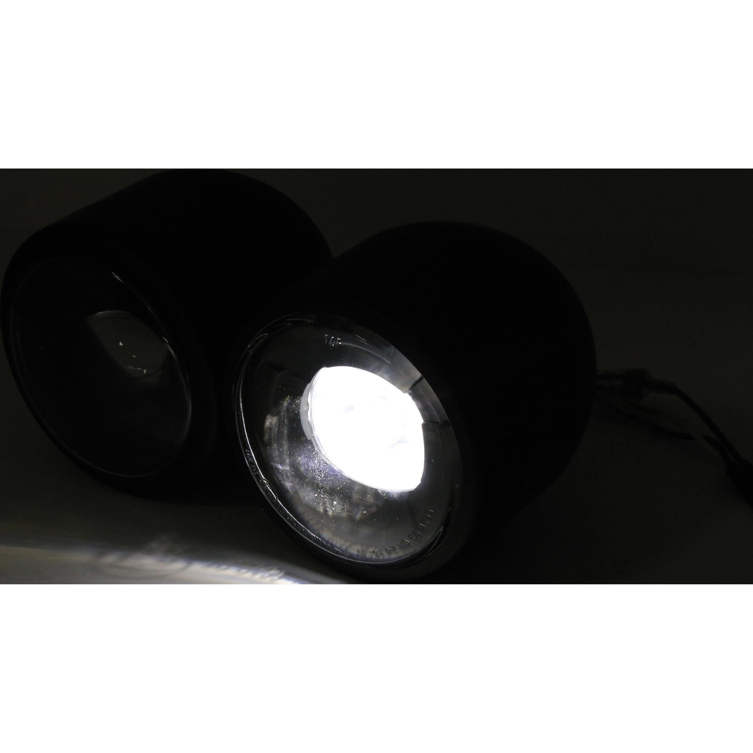 Buy Shin Yo LED double headlights Twin Ø107mm black White - POLO