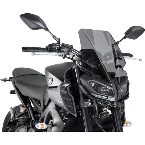 Pare-brises & vitres Puig pare-brise NG Touring fortement tonique pour Yamaha MT-09 /S Noir