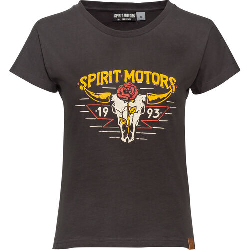 T-Shirts Spirit Motors Native Jodie Damen T-Shirt schwarz XS