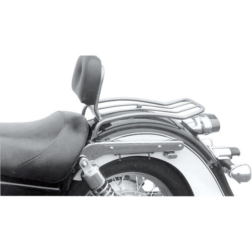 Motorcycle Seats & Seat Covers Hepco & Becker Solorack with back pad chrome for Kawasaki VN 1500 Classic 1 Neutral