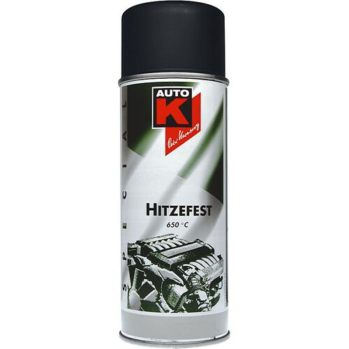 Motorcycle Paints & Lacquers AutoK exhaust paint spray up to 650 °C black 400 ml Neutral