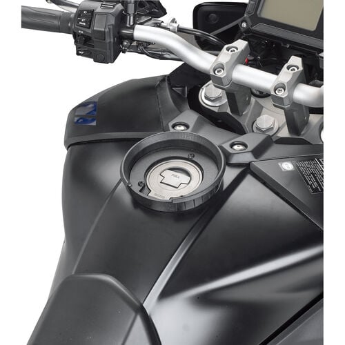 Motorrad Tankrucksack mit Quicklock Givi Tanklock Adapter BF23 für Yamaha MT-09 Tracer 900/9 /GT Schwarz