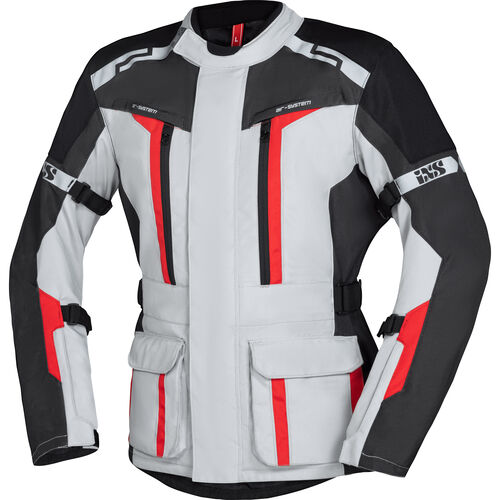 Vestes de moto en textile IXS Evans-ST 2.0 Tour Veste Textile Rouge