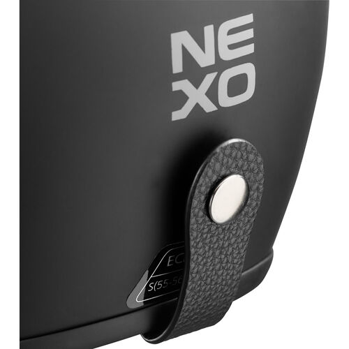 Nexo Jet Helmet Fiberglas Urban 2.0 flat black XS Open-Face-Helmet