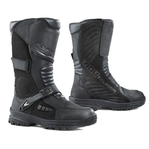 Chaussures et bottes de moto Tourer Forma ADV Tourer bottes en cuir Noir