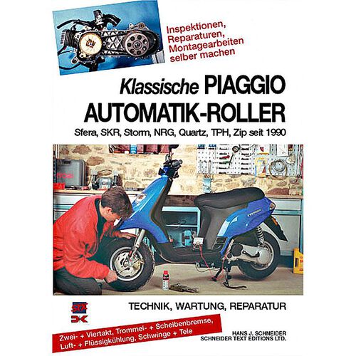 Instructions de réparation pour moto Klasing-Verlag Classique Piaggio scooters automatiques Neutre