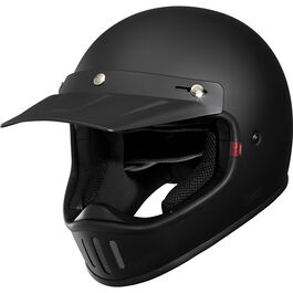 Craft MX-Line 1.0 - Retro 3C Matt Black Motocross Helmet