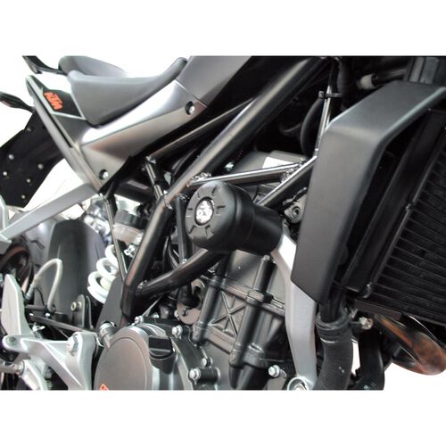 Motorcycle Crash Pads & Bars B&G crashpads Racing polyamid black for KTM Super Duke 1290 R/GT