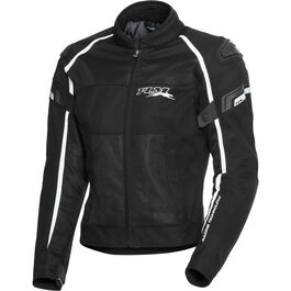 Motorrad Textiljacken FLM Sports Textil Jacke 1.2 schwarz/weiß