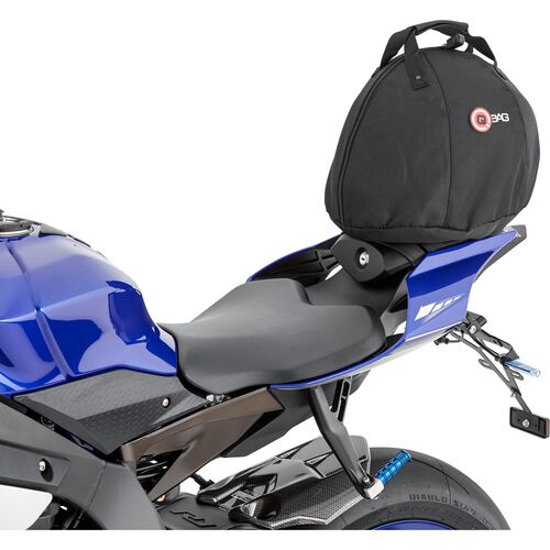 Motorcycle Rear Bags & Rolls QBag rear-/seat-/helmet bag 01 15 liters storage space Black