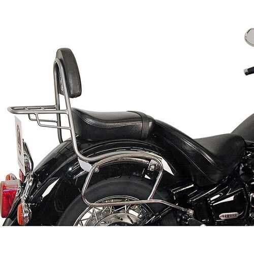 Luggage Racks & Topcase Carriers Hepco & Becker Sissy bar with luggage rack chrome for XVS 1100 Drag Star Cl Neutral