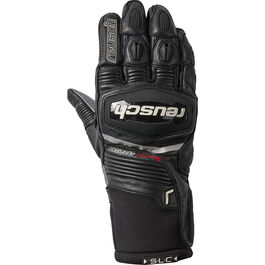 Motorcycle Gloves Sport Reusch Leonardo SLC Leather glove long Black