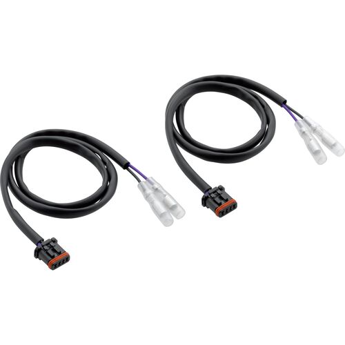 Système électrique, autre Rizoma adaptateur câble clignotant/OEM connecteur EE126H Harley Rouge