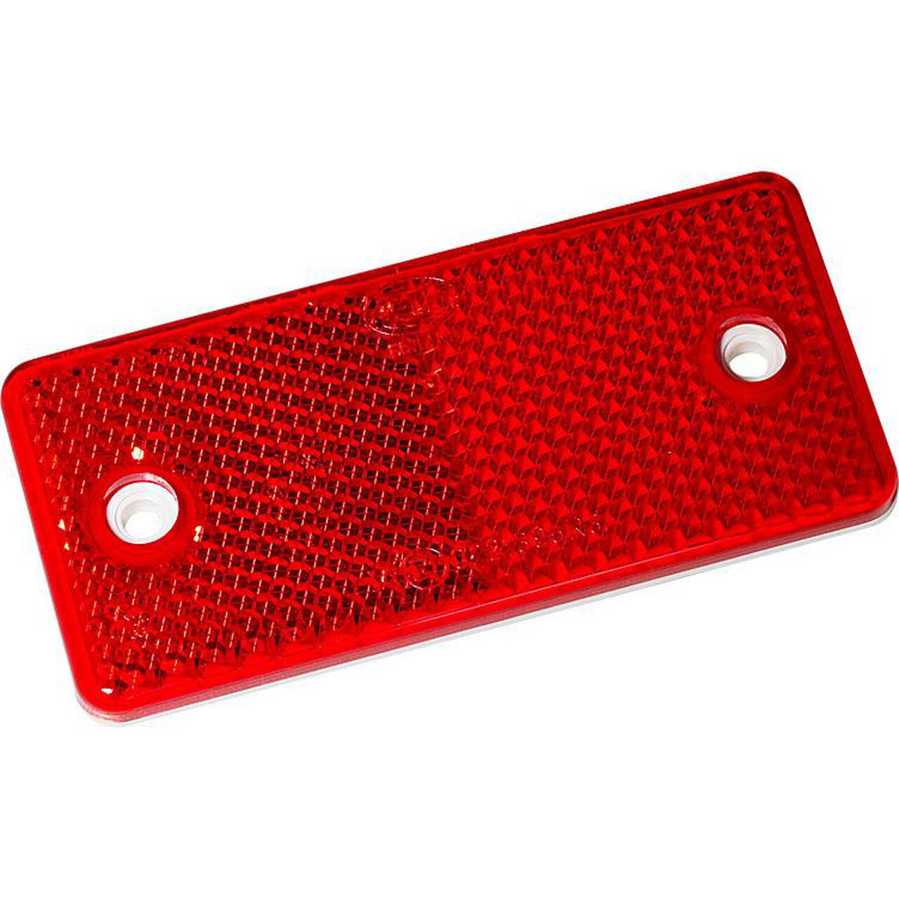 reflector red rectangular (94x44mm) screwed