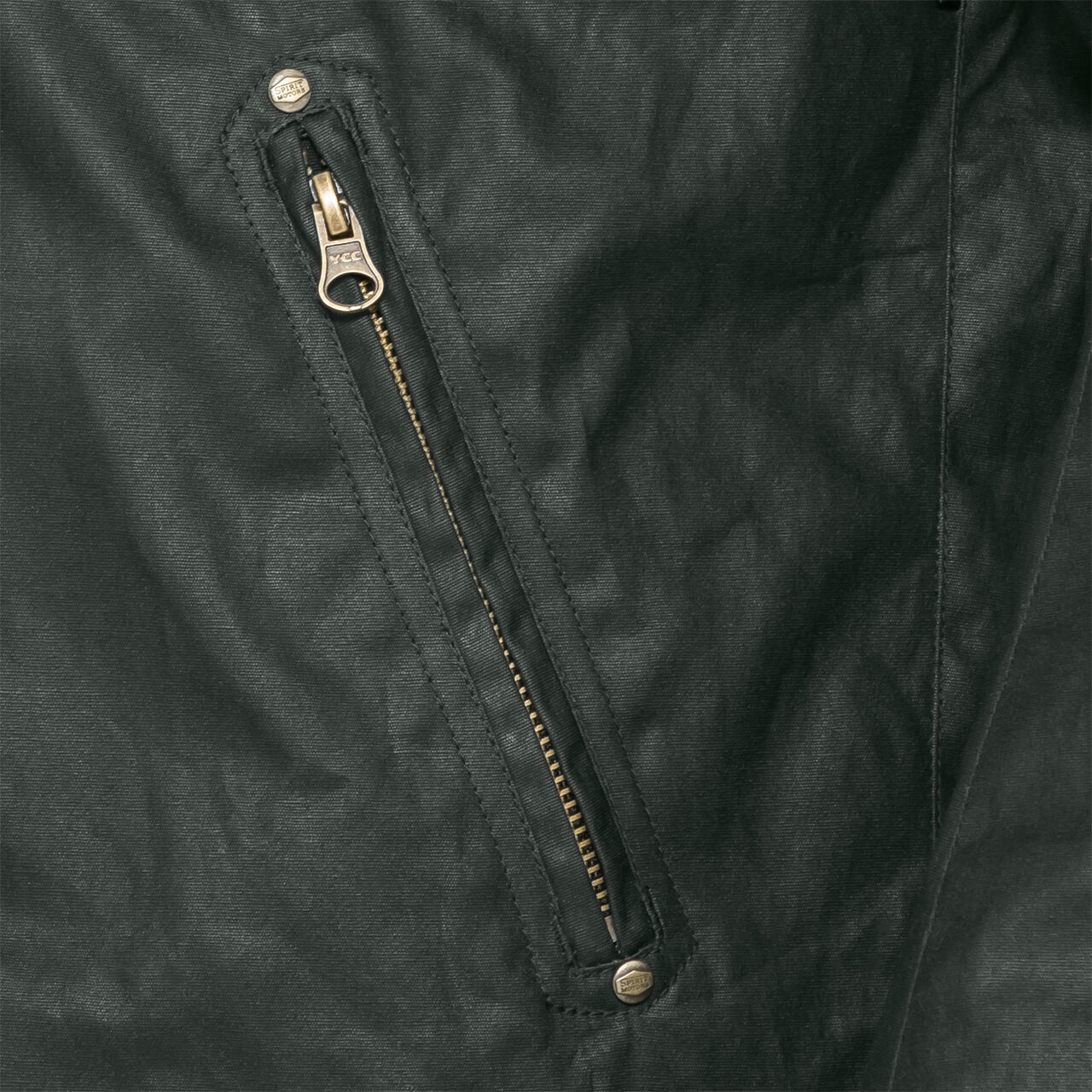 Retro style textile jacket 1.0 green