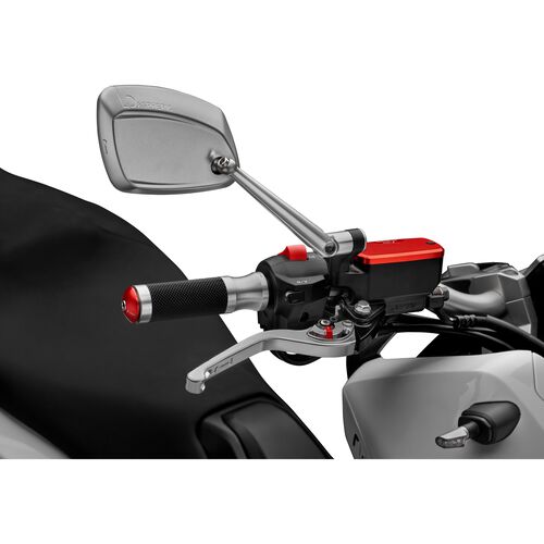 Motorcycle Brake Levers Rizoma brake lever adjustable RRC LBR107A silver Grey