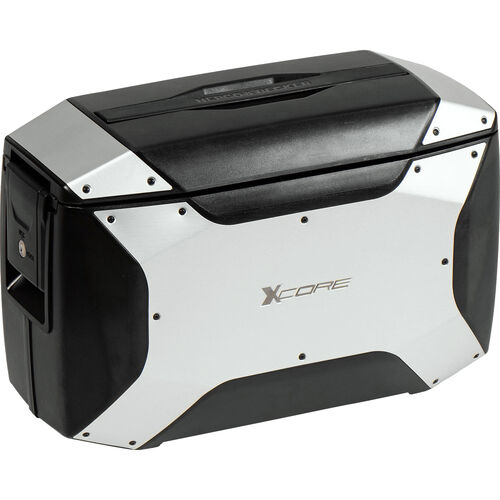 Seitenkoffer Hepco & Becker Seitenkoffer Xcore für C-Bow 18 Liter schwarz/silber Grau