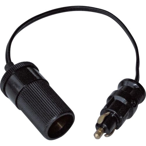 Adapter DIN-Stecker Ø12mm zu ZIG-Dose Ø21mm BA14 mit Kabel