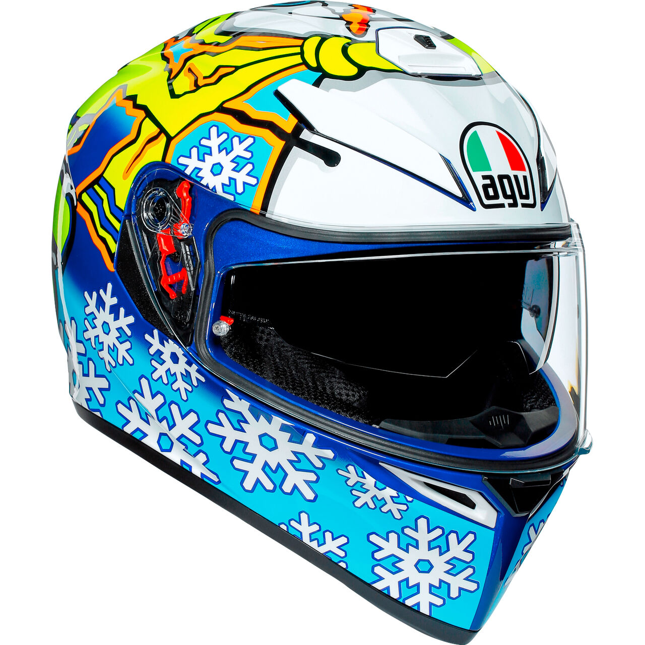AGV K3 SV Rossi Winter Test 2016 Integralhelm