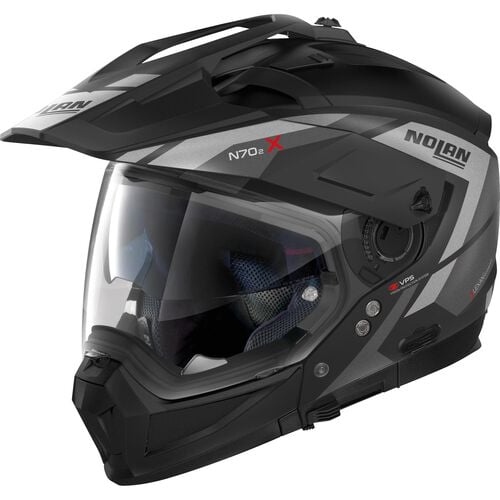 Nolan N70-2 X n-com Motocross Helmet Grandes Alpes Flat Black #21