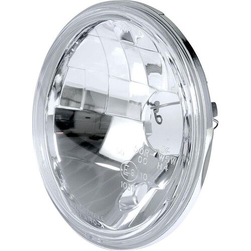 Motorcycle Headlights & Lamp Holders Shin Yo H4 Main headlight insert clear glass Ø146mm (5 3/4") Blue