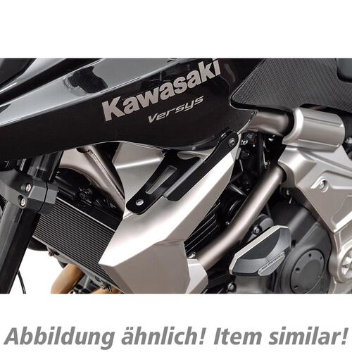 Phares & supports de phare de moto SW-MOTECH Hawk projecteur cadre support set pour Kawasaki KLE 650 Vers Noir