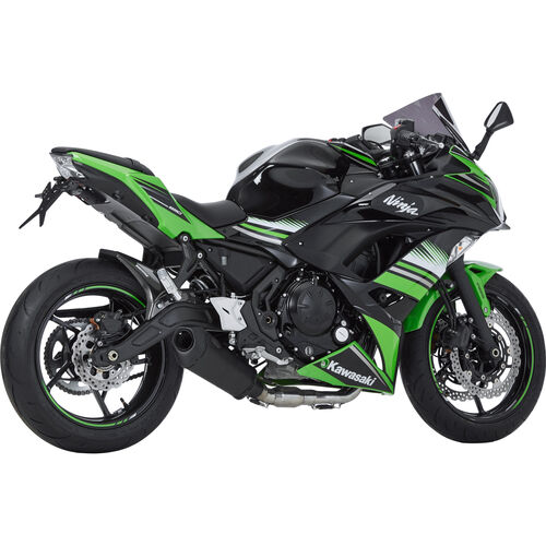 Motorcycle Exhausts & Rear Silencer Shark exhaust DSX-10 exhaust 2in1 black for Kawasaki Z/Ninja 650 /RS 2021-