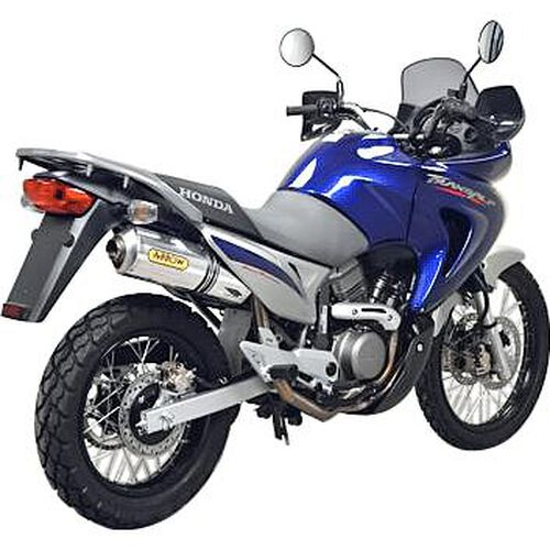 Motorcycle Exhausts & Rear Silencer Arrow Exhaust Race-Tech exhaust for XL 650 V Transalp alu/stainless Blue