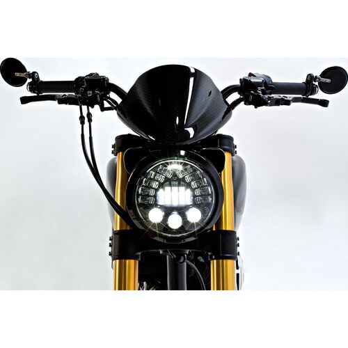 J.W.Speaker LED Scheinwerfereinsatz 7 8790A2 mit Kurvenlicht chrom Neutral  kaufen - POLO Motorrad