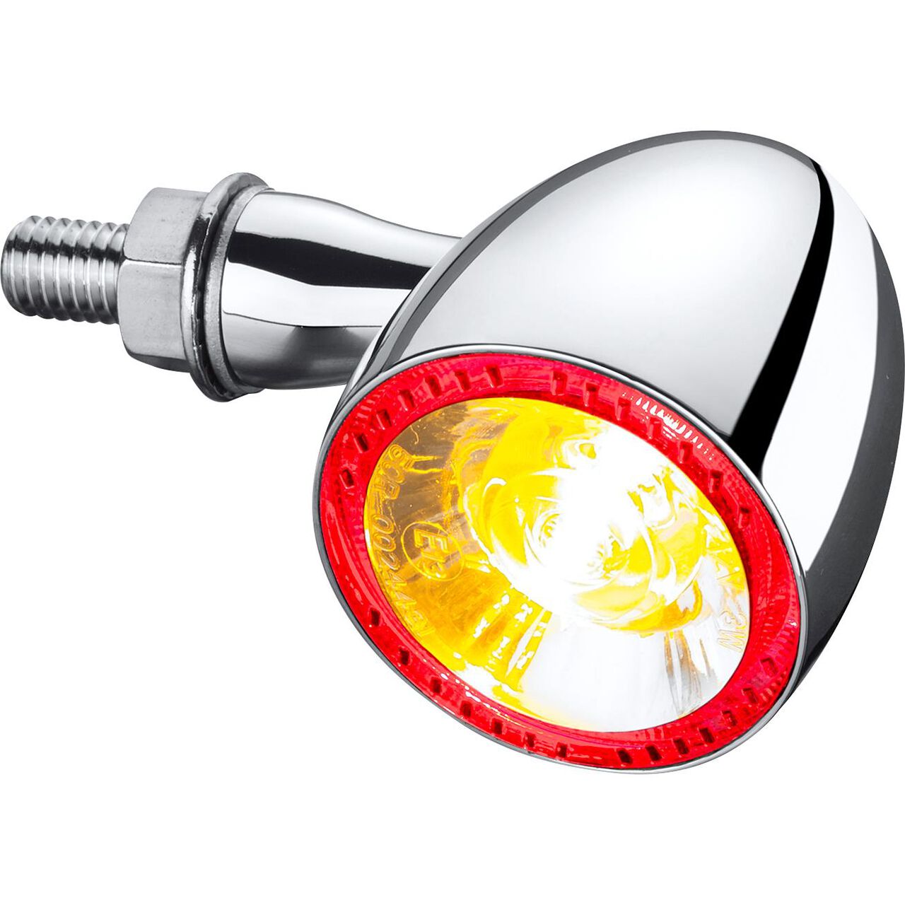 Kaufe Universal LED Motorrad Blinker Licht Blinkende Blinker Flexible Dual  Farbe DRL Motor Blink Ring Gabel Streifen Lampe
