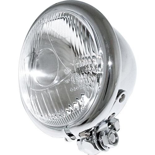 Motorcycle Headlights & Lamp Holders Shin Yo H3 spotlight Ø122mm Bates chrome with clear glass Blue